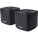 ASUS ZenWiFi XD4S (AX1800) Dual-Band WiFi 6 Whole Home Mesh System, Black - 2 Pack 1GbE x2