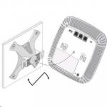 HPE AP-220-MNT-W1 Wall Mount for Wireless Access Point - Black