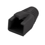 Dynamix SRB-75-BLK-20 Strain Relief Boot,         OD: 7.5mm, Colour Black. 20Pack.SuitedforCat6AShielded Cable