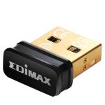 Edimax WL7811UNV2 (N150) WiFi 4 Nano USB Wireless Adapter 802.11b/g/n - Data Rate up to 150Mbps (2.4GHz) - 64/128-bit WEP / WPA / WPA2 Encryption - WPS Button - 802.11e WMM Wireless QoS - Windows / MAC / Linux