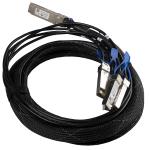 MikroTik XQ+BC0003-XS+ A QSFP28 to 4x SFP28 break-out cable. Allows connecting multiple 25Gigabitdevices to your CCR2216/CRS504 devices.