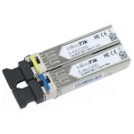 MikroTik Pair of SFP modules, S-35LC20D (1.25G SM 20km T1310nm/R1550nm) + S-53LC20D (1.25G SM20kmT1550nm/R1310nm) S-35/53LC20D