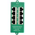 PoE World GAT-4 PoE World 4 Port Gigabit 802.3at Midspan PoE Injector