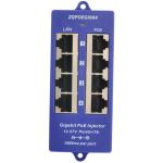 PoE World GPOE-4B-24v 4 Port Gigabit Shielded Passive 12-57V Midspan PoE Injector