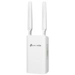 TP-Link Omada ER703WP-4G-Outdoor 4G+ CAT6 Gigabit Multi-WAN IP55 Outdoor VPN Gateway with Dual-Band WiFi 6 AX3000  -1GbE PoE+ x3 / Nano-SIM Slot x1