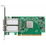 Mellanox MCX416A-GCAT ConnectX-4 EN network interface card, 50GbE dual-port QSFP28, PCIe3.0 x16, tall bracket, ROHS R6