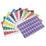 Codafile Label Numeric Miniset 0-9 - 25mm - Pack of 10 Sheets