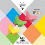 Clairefontaine C95007C Clairefontaine Origami Paper 10 Brights 20x20cm 100sh
