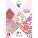 Clairefontaine C95093C Clairefontaine Artisan Paper Pad Pink-Purples A4 20sh