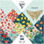 Clairefontaine C95357C Clairefontaine Origami Paper Fruity Garden 15x15cm 60sh