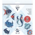 Clairefontaine C95367C Clairefontaine Origami Kit Marine Wildlife 60sh