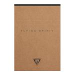Clairefontaine 103646C Flying Spirit Clothbound Notepad A6 Kraft