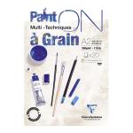 Clairefontaine 975051C PaintON Pad Grain White A2 20sh