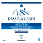 Clairefontaine 96638C Clairefontaine Drawing Pad Grain 28x28cm 180g 30sh