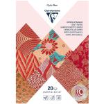 Clairefontaine C95090C Clairefontaine Artisan Paper Pad Reds A4 20sh
