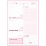 Carpe Diem 9162-CD(22) Carpe Diem Daily Planner Pad Ballerina Pink
