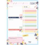 Carpe Diem 9207-CD(22) Carpe Diem Daily Planner Pad Ditzy Floral