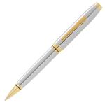 Cross Coventry Ballpoint Pen Polished Chrome with Gold-Tone