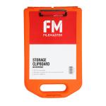 FM Clipboard A4 Storage Weatherproof Hi Vis - Orange