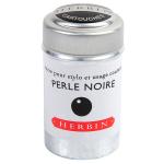 Herbin 20109T  Writing Ink Cartridge Perle Noire, Pack of 6