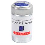 Herbin 20116T  Writing Ink Cartridge Eclat de Saphir, Pack of 6