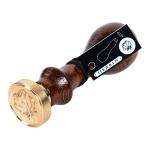 Herbin 40230T  Wooden Handle Round Seal Rose