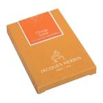 Herbin 11057JT Jacques  Essential Ink Cartridge Orange Soleil, Pack of 7