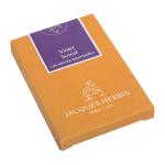 Herbin 11073JT Jacques  Essential Ink Cartridge Violet Boreal, Pack of 7