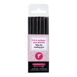 Herbin 35809T  Wax Gun Sticks Black, Pack of 6