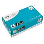 Hytec CVPFX Clear Vinyl Powder Free Disposable Gloves - Extra Large