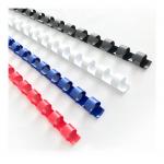 Icon Binding Plastic Coil 21 Ring - 10mm - Red Box of 100