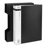 Icon Display Book A4 with Insert Spine - Black 100 Pocket with Case