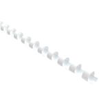 Icon Binding Coil Plastic - 8mm - White Pack of 25