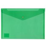 Icon IF462 PP Document Wallet A4 Button Closure Green