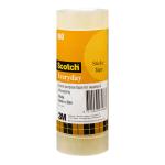 3M 10176 Scotch Sticky Tape 502 18mmx33m, Pack of 8