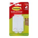 3M Command 7011387392 Picture Hanger 17041 Large White Wire-Backed - Pack of 2