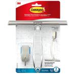 3M BATH32-SS-ES Command Metal Bath Hook and Squeegee