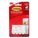 3M 10328 Command Hook 17066 Micro White, Pack of 3