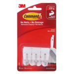 3M 10329 Command Hook 17067 Small White Wire, Pack of 3