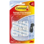3M 7000038182 Command Hook 17006CLR Mini Clear, Pack of 6