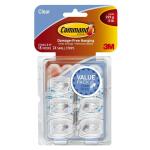 3M Command Strips 17006CLR-VP Hook Mini - Clear Value Pack