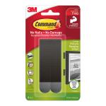 3M 10365 Command Picture Hanging Strips 17206BLK Large Black, Pack of 4 Sets