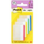 3M 10483 Post-it Tabs 686F-1 50x38mm Primary, Pack of 4