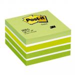 3M 70007038881 Post-it Notes Memo Cube 2028-G Green 76x76mm 450 sheet cube
