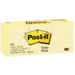 3M XP006000713 Post-it Notes 653-Y 35x48mm Yellow, Pack of 12