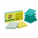 3M XP006002271 Post-it Rec Super Sticky Pop Up Notes R330-6SST 76x76mm Oasis (Bora), Pack of 6