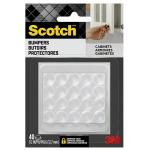 3M 10768 Scotch Bumpers SP951-NA Clear 12mm, Pack of 40