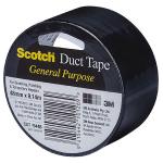 3M Scotch Duct Tape 944B Black 48mmx9.14m