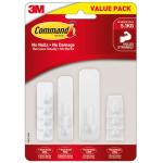 3M Command Hook 17500-10 Assorted White - Pack of 10