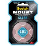 3M Scotch Mounting Tape 410H-DC Clear 25mmx1.5m
